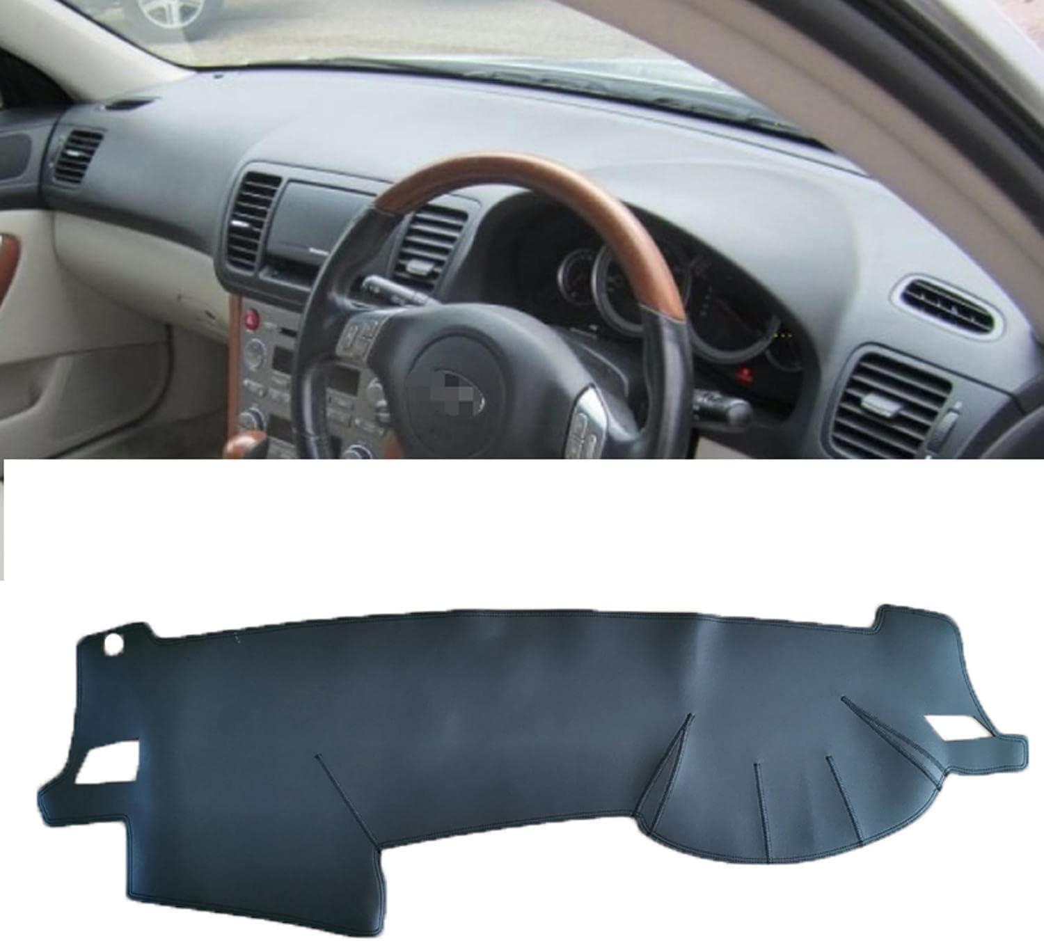 Leather Dashmat Dashboard Cover Pad Dash Mat Carpet,for Subaru Outback Legacy B4 2003 2004 2005 2006 2009 Accessories