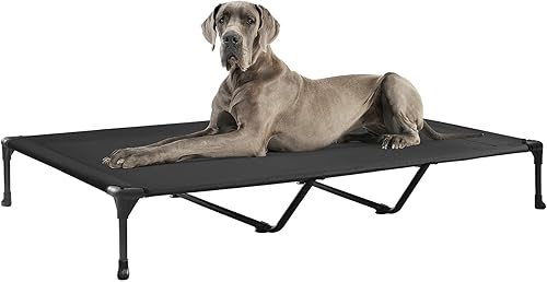 Miniatura 46 de Veehoo Cama Elevada para Perros al Aire Libre para Perros Pequeños, Camas Cots Elevadas Refrescantes para Perros Plataforma de Entrenamiento Fuera