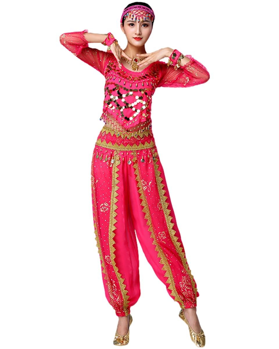 Women Bollywood 3 Pc Folk Indian Fancy Dance Dress Arabian | Desertcart  Botswana