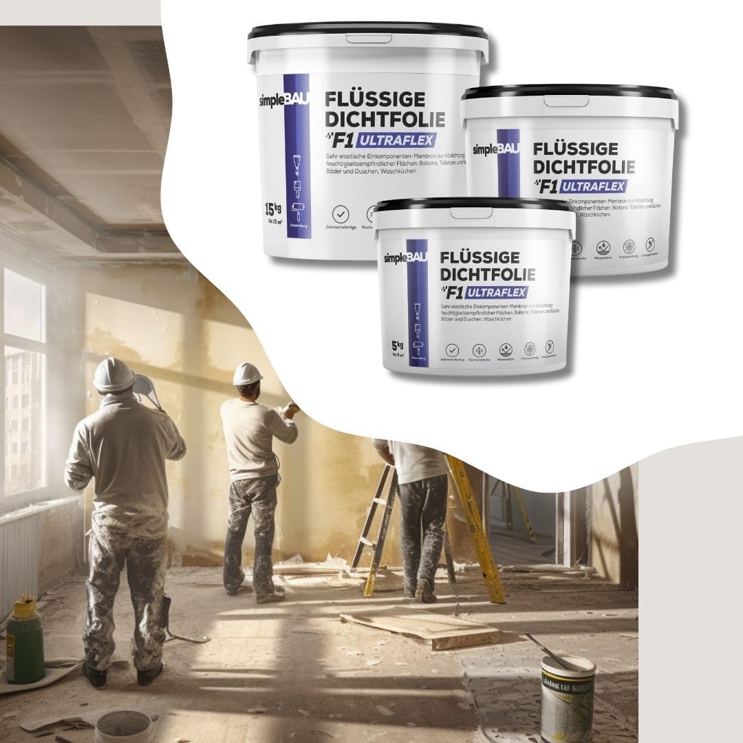 Flüssigfolie Ultraflex 15kg Wasserdicht Elastisch Frostsicher