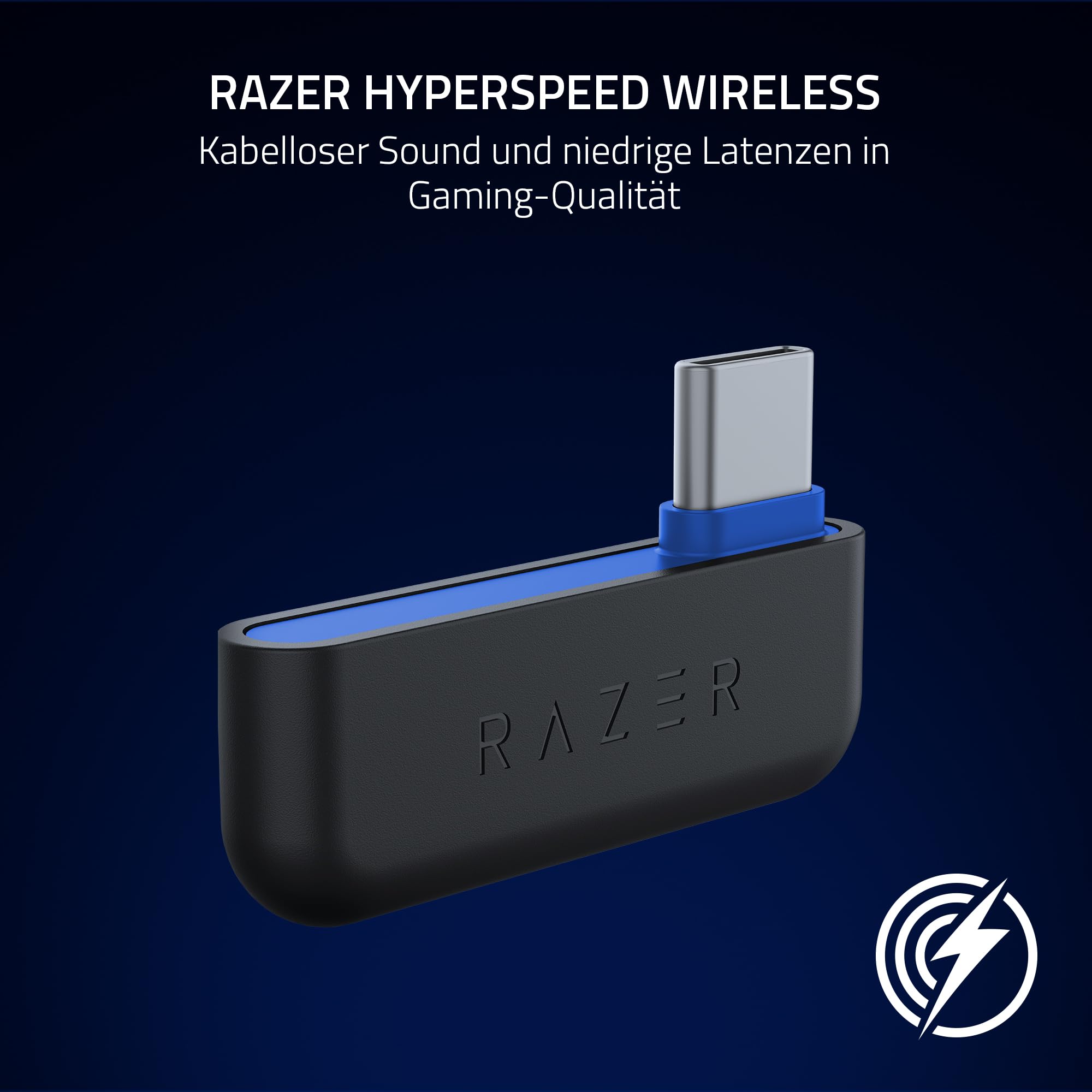 Razer Kaira HyperSpeed (PlayStation Licensed) - Drahtloses Gaming-Headset für PlayStation - 2,4 HyperSpeed und Bluetooth (Triforce 50mm, HyperClear-Mikrofon, USB, plattformübergreifend) Weiß