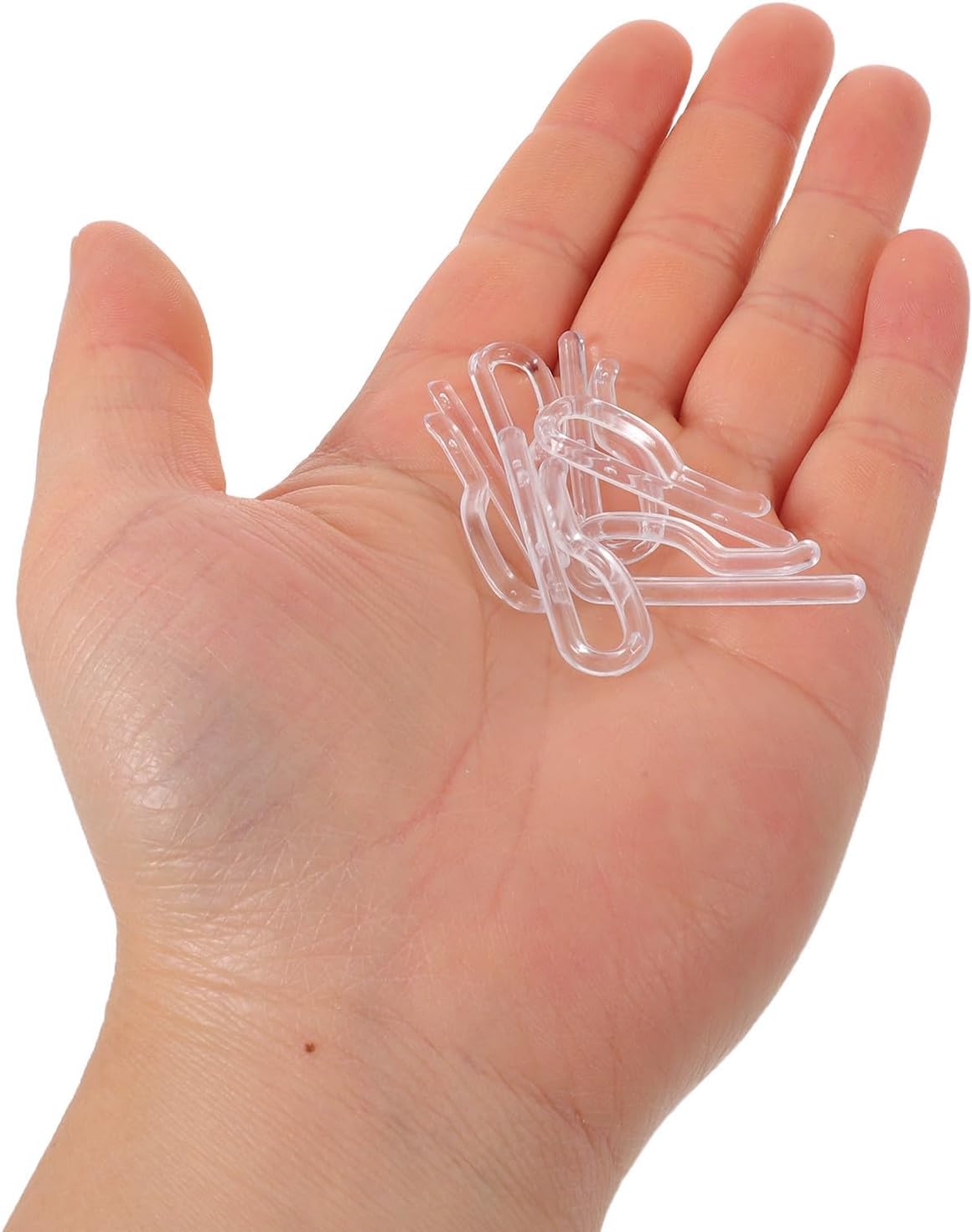 100pcs Plastic Tie Clips for Men 36mm Alligator Shirt Clips Portable for Travel and Business Occasions Securely Hold Shirts and Ties image 4