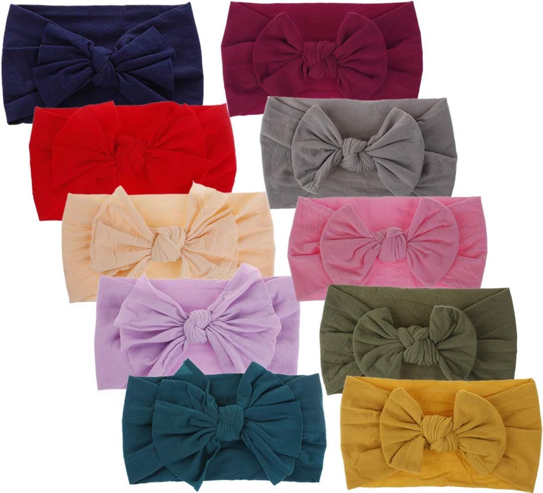 ToptimBaby Girls' Baby Headbands Turban Knotted