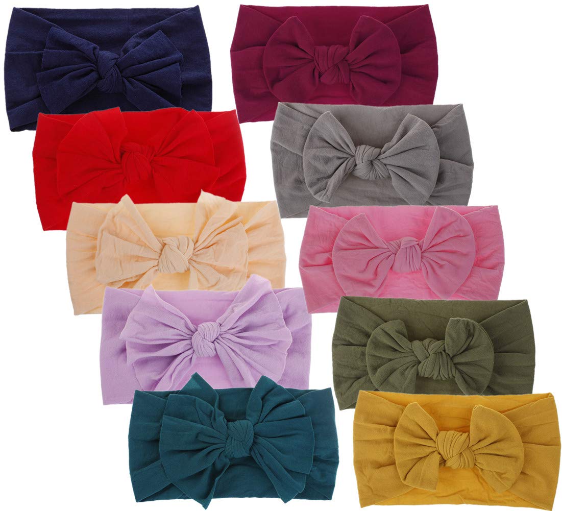 ToptimBaby Girls' Baby Headbands Turban Knotted