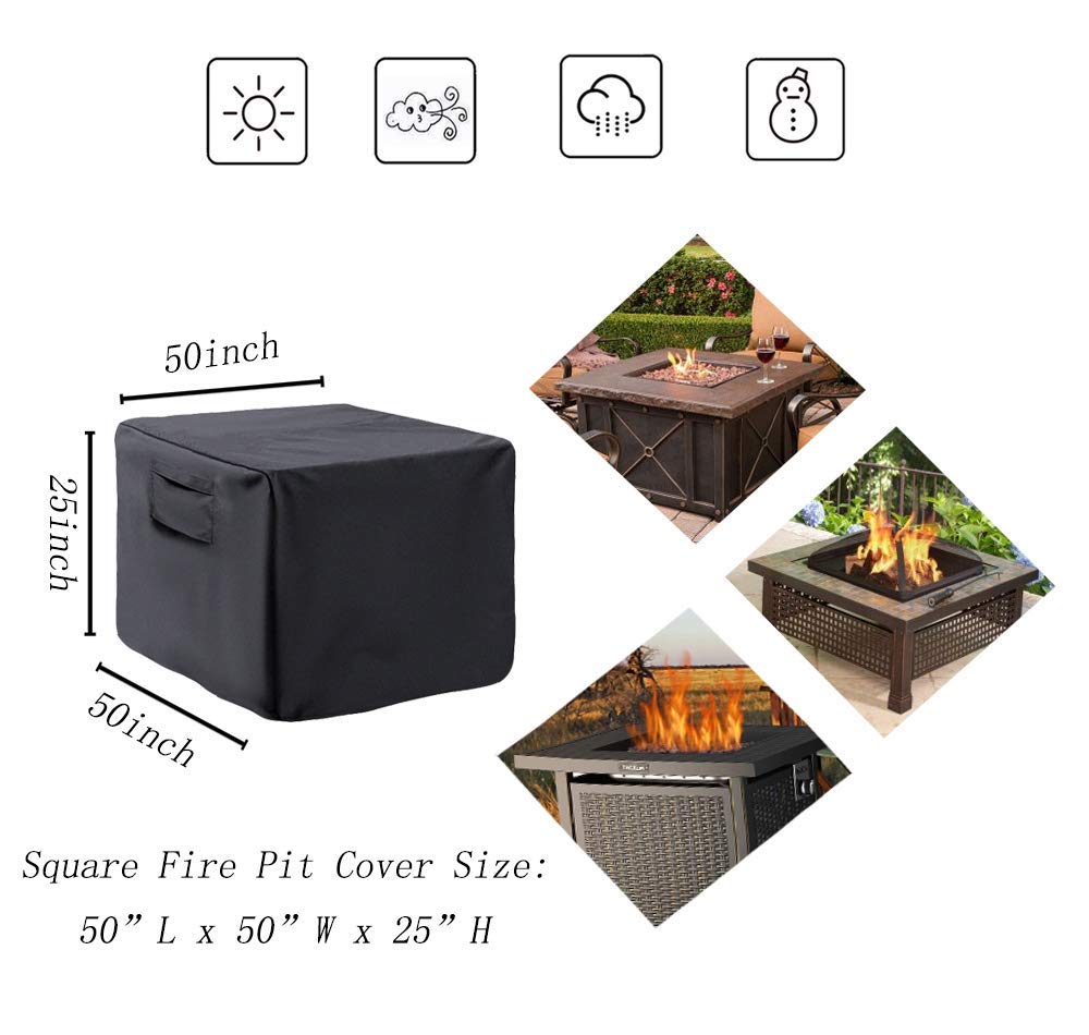 Fenghome Fire Pit Cover - Image 2