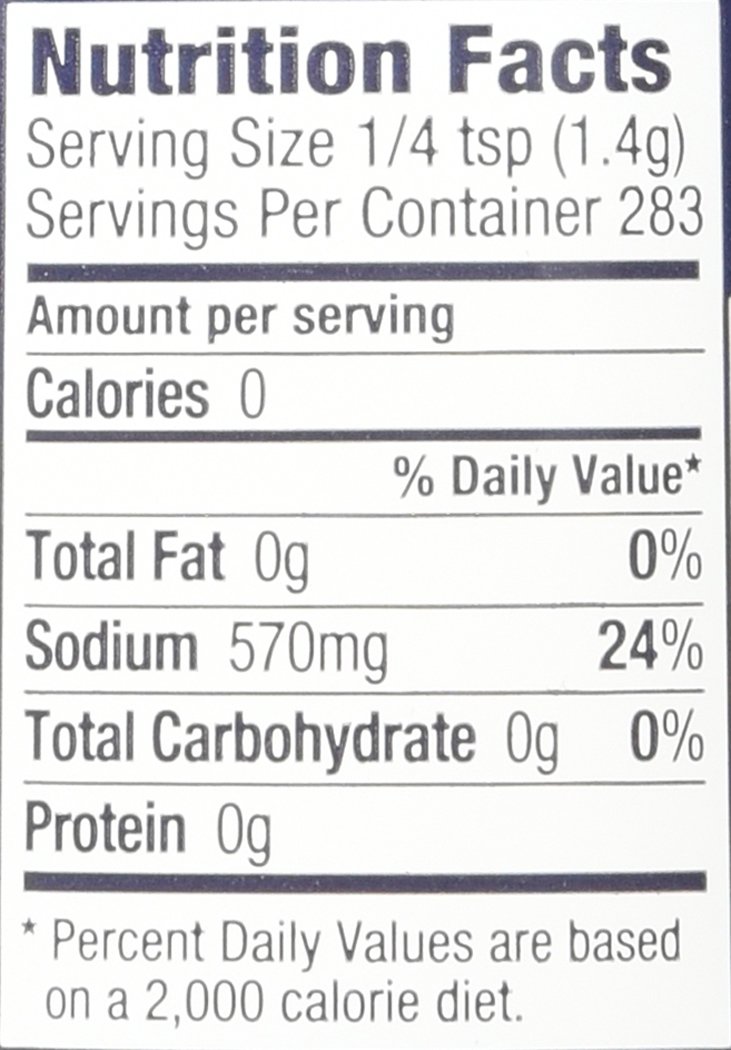 iodized salt grinder refill