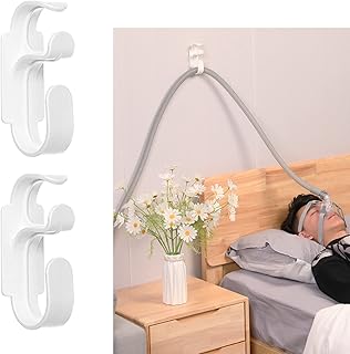 Fanwer CPAP Hose Holder, CPAP Hose Storage and Headband Hook in one. Lift Hose Out of Way, Prevent You from Getting Tangled with Hose, Keep CPAP Safety and Convenience, Get a Better Sleep (1 Pack)