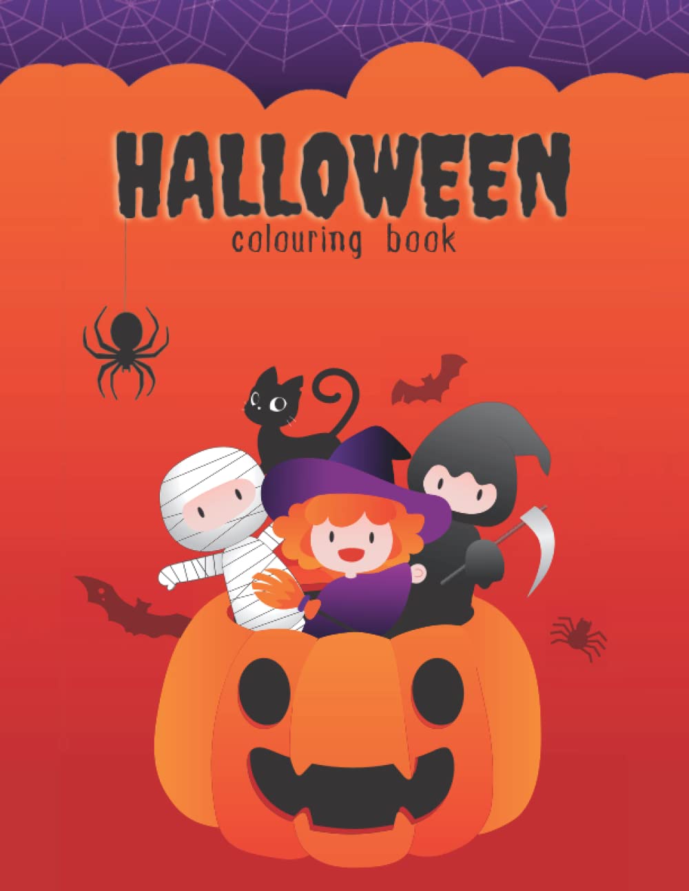 Halloween Colouring Book For Kids: 50 Fun and Spooky Colouring Pages: Halloween Colouring Pages for Children And Toddlers, Best Gift For Kids