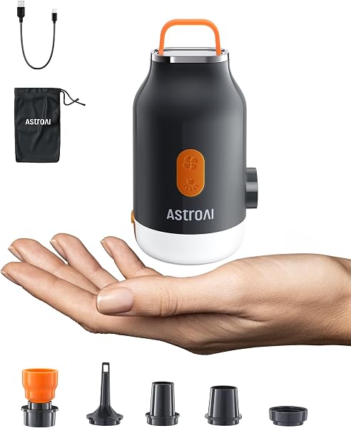 AstroAI Mini Air Pump with Rechargeable Battery