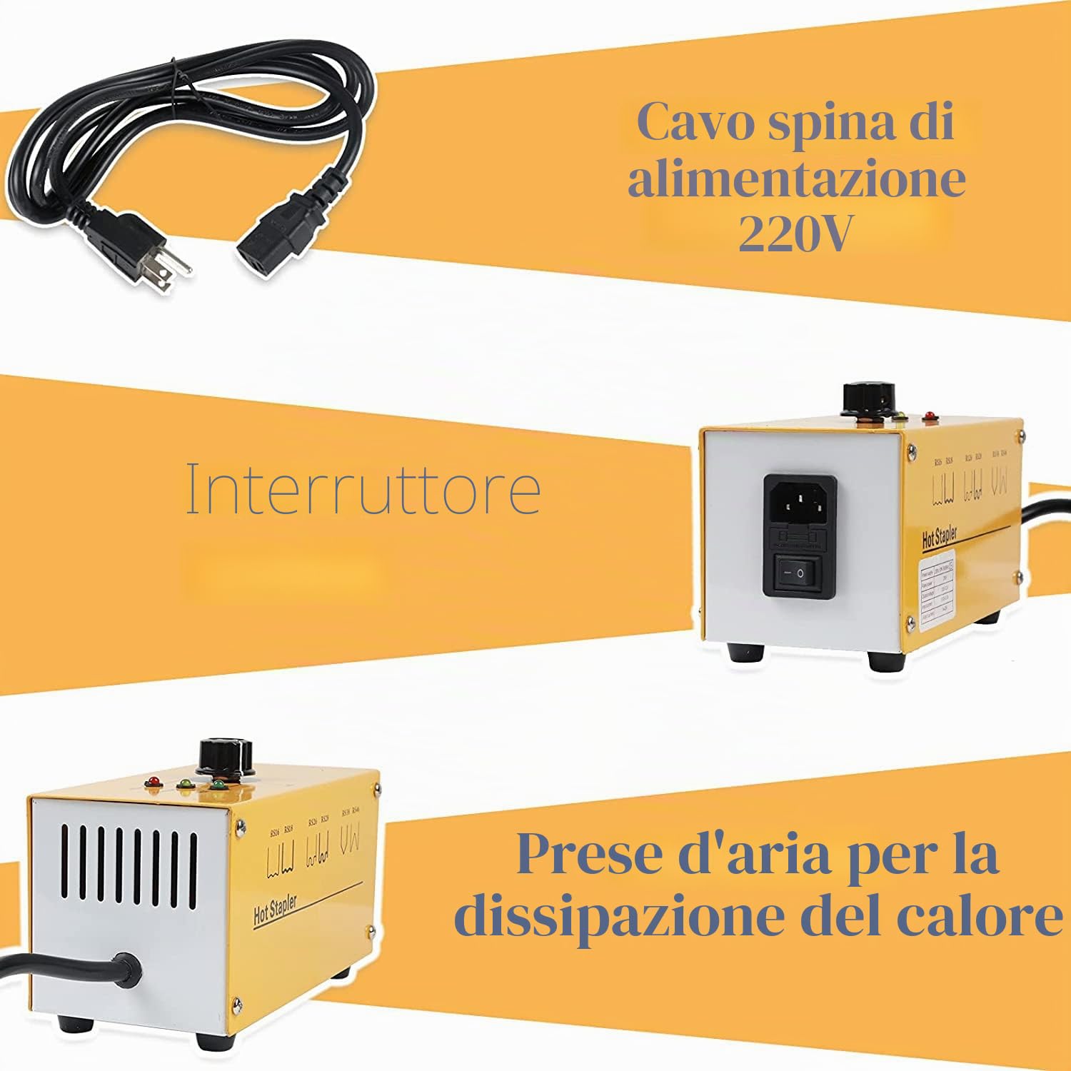 BELEY Plastica Saldatrice Riparazione Paraurti Auto, 220V 20W Saldatore Pistola Riparazione Macchina con 700 pezzi caldo Cucitrice per auto paraurti/ricambi