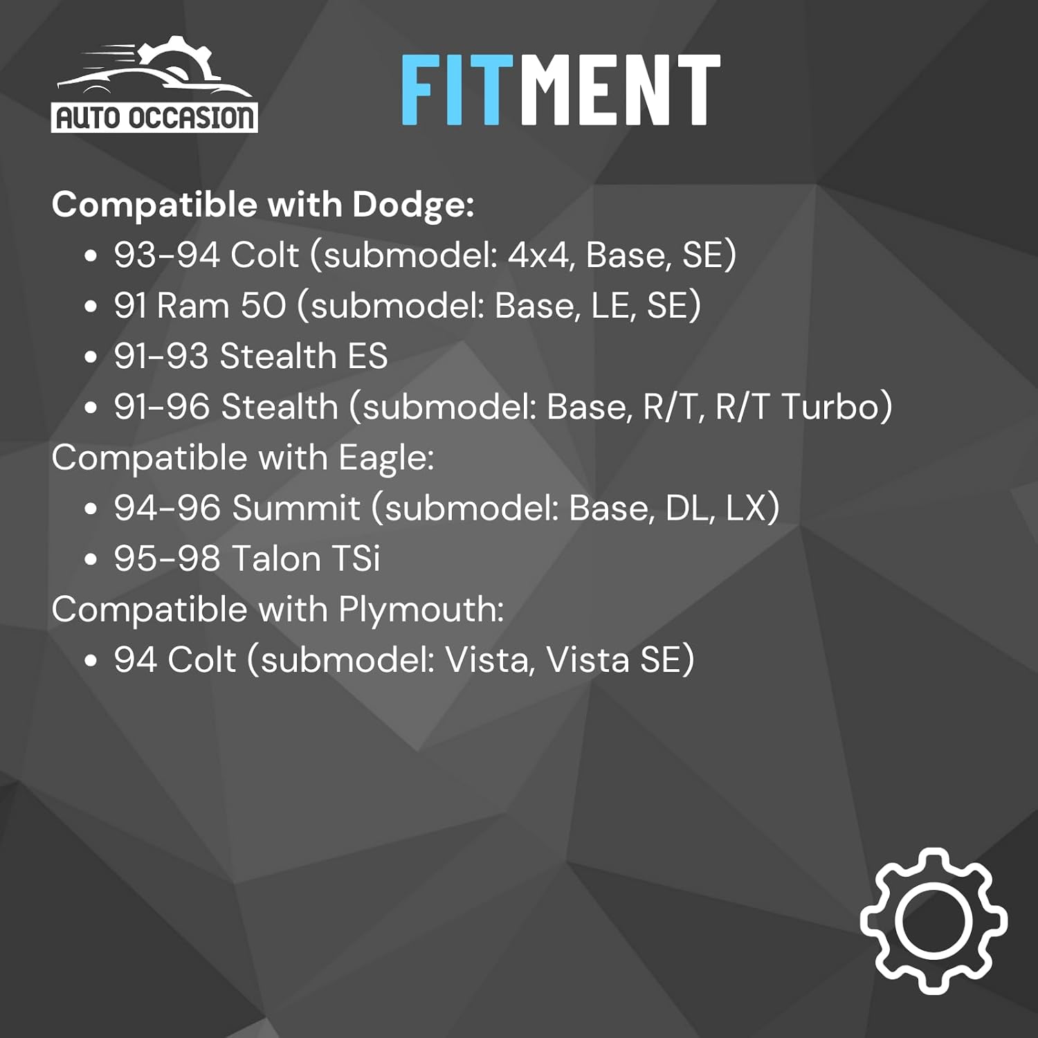 Mass Air Flow MAF Sensor Compatible with Mitsubishi 3000GT 1991-1999 Diamante 2002-2004 Eclipse Expo Montero Galant Mighty Max Base Replacement E5T06071 MD357338