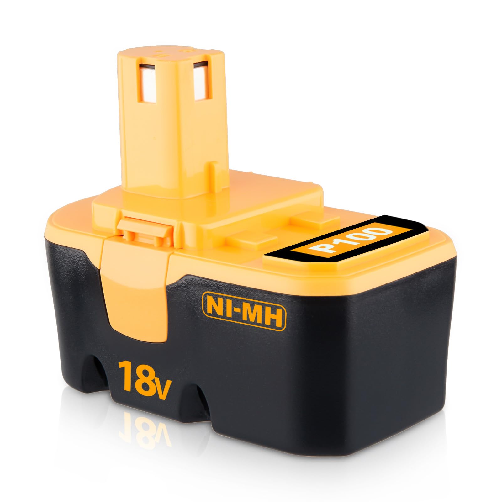VANTTECH (Upgraded to 4.8Ah Ni-Mh) 18V P100 Battery Replacement for Ryobi Battery P100 P101 ABP1801 ABP1803 BPP1820 130224028 130224007 Compatible