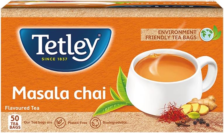 Tetley Masala Tea Bags, 100 gm