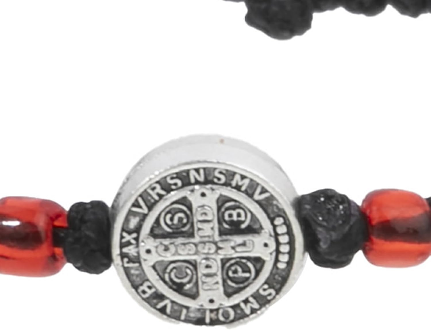 Crucifix Braided Rope and Alloy for Comfortable Fit Religious Symbol Everyday Wear Crucifix Charm