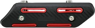 Protector Térmico De Escape con Abrazadera Protector térmico para Escape de Motocicleta para YA&MA&HA YZF250, YZF450, YFZ250, YFZ450, WRF250 y WRF450.(Red)