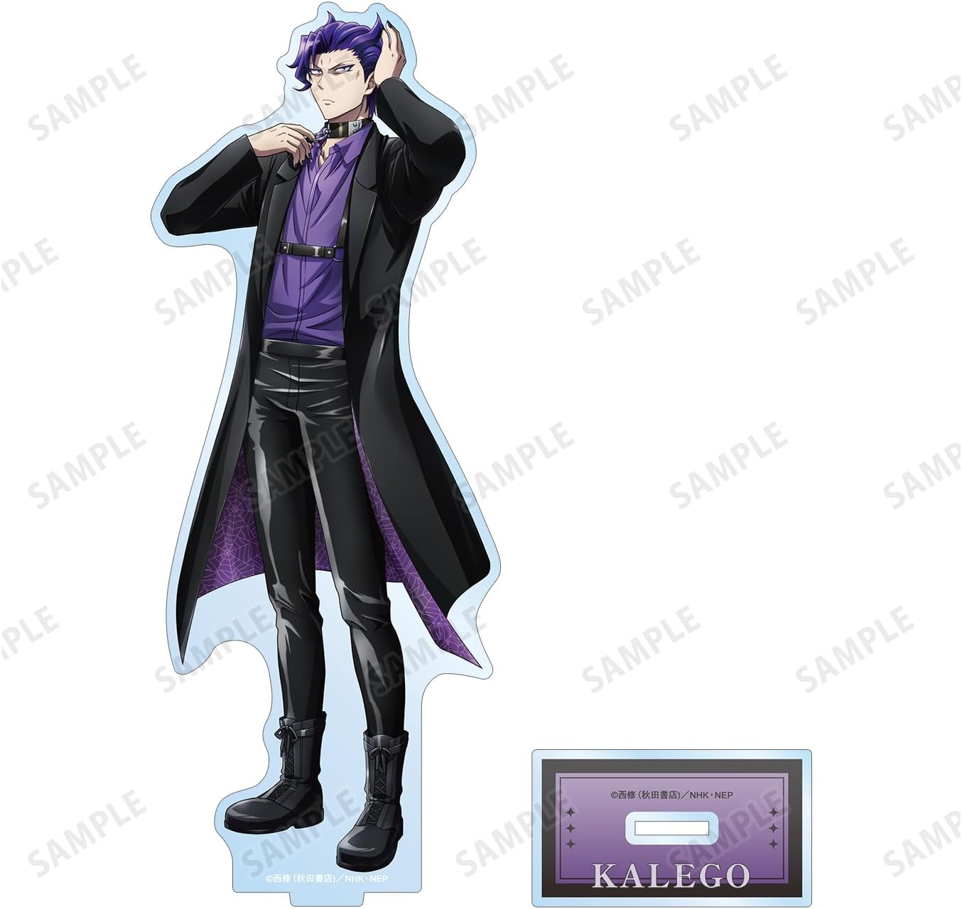 Got Demon in! Iridma-kun Navelius Calego Black Coordination Version Big Acrylic Stand