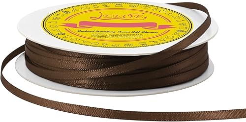 Miniatura 190 de Cinta de satén verde esmeralda de doble cara de 1-1/2 pulgadas x 50 yardas, cinta de poliéster verde esmeralda para envolver regalos, muy adecuada