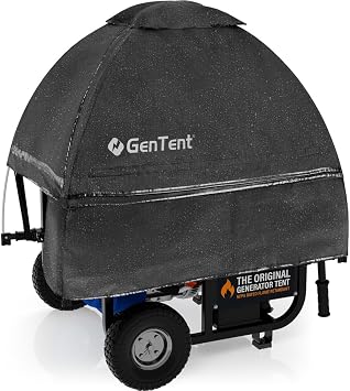 GenTent Open Frame Running Cover Universal Kit Generator Tent Black, Original - Standard