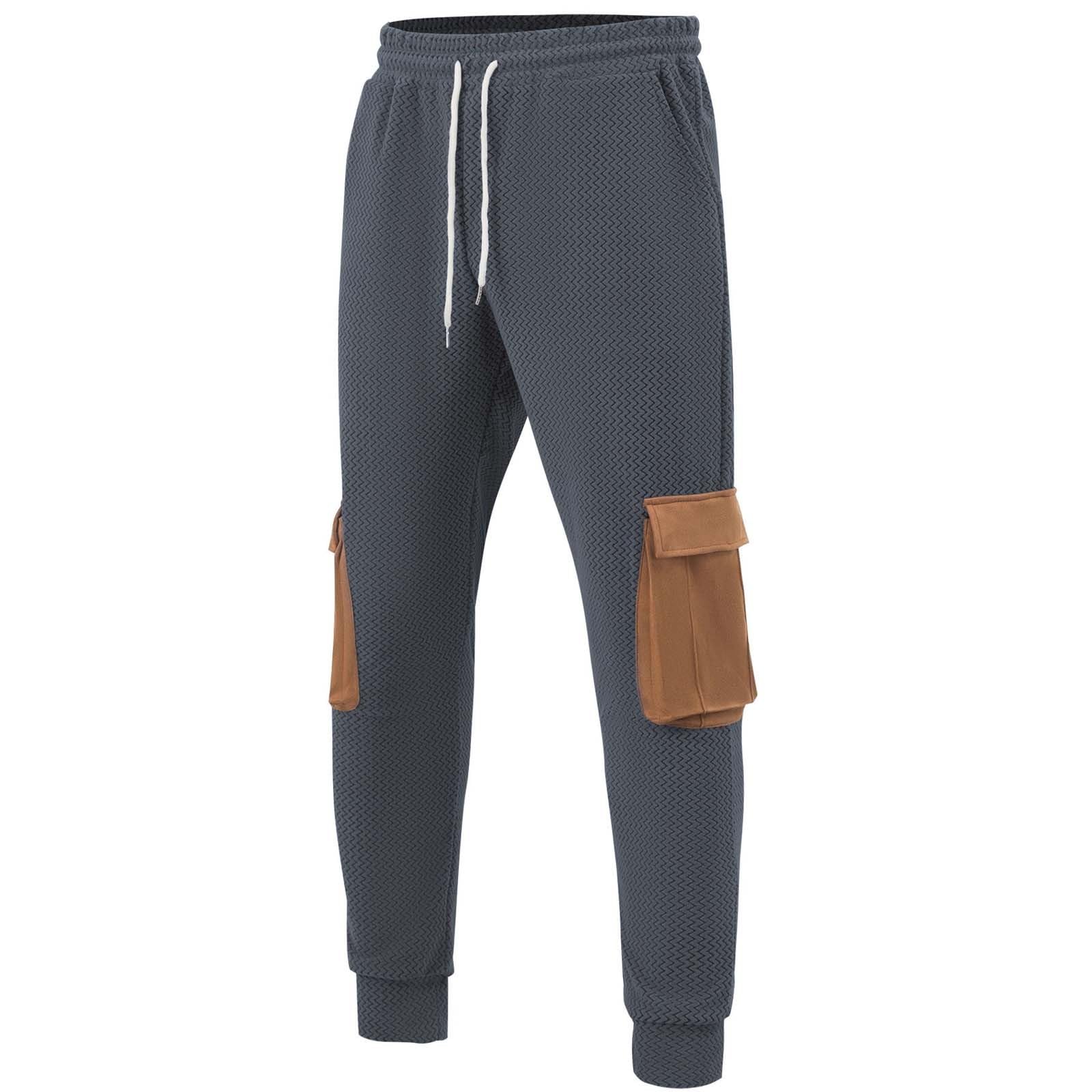 Tuta da jogging da uomo, 2 pezzi, tuta sportiva a maniche lunghe, per il tempo libero, per lo sport, per la casa, streatwear con cappuccio e pantaloni da jogging, palestra, abbigliamento