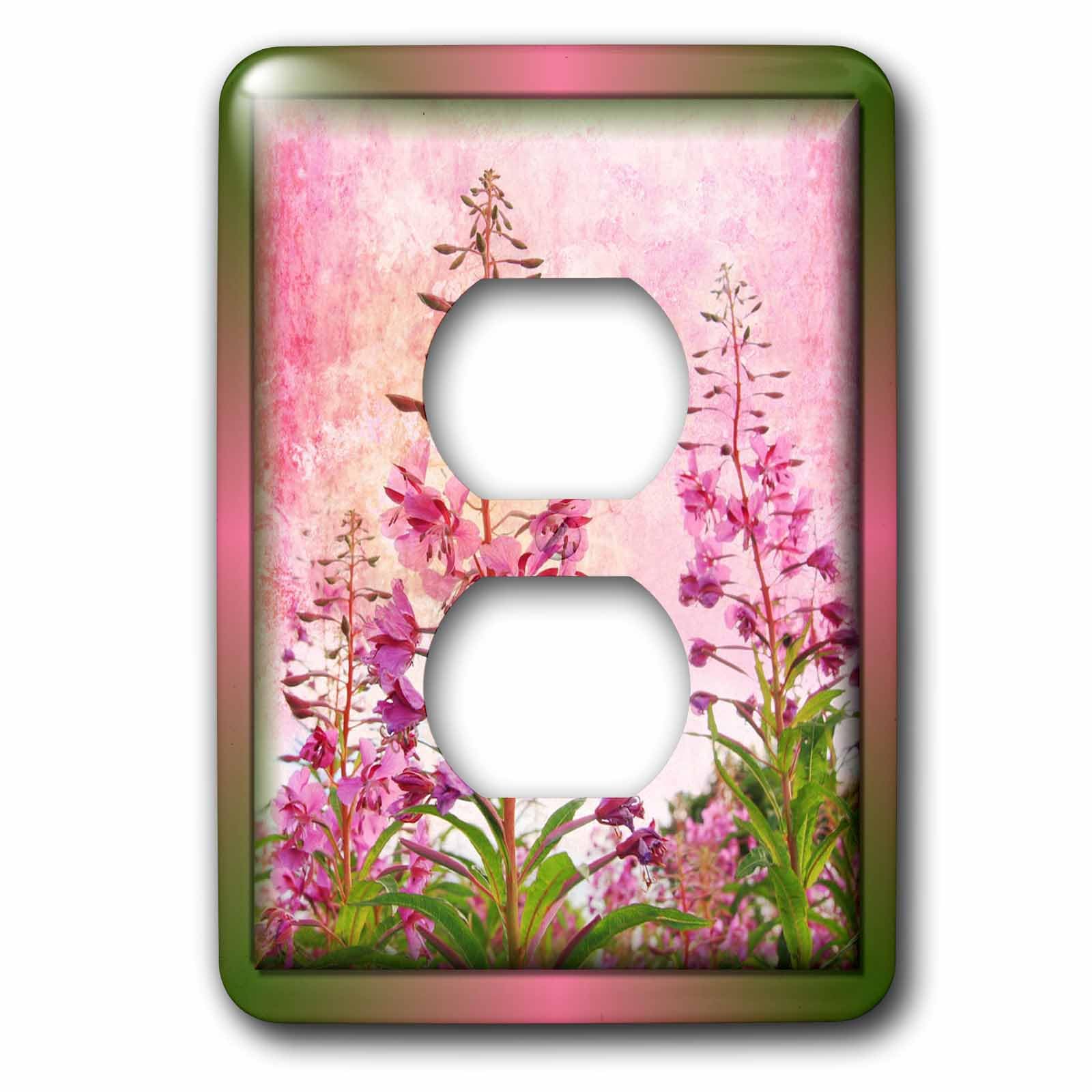 Cache-prise fleurs sauvages pour illuminer votre salon