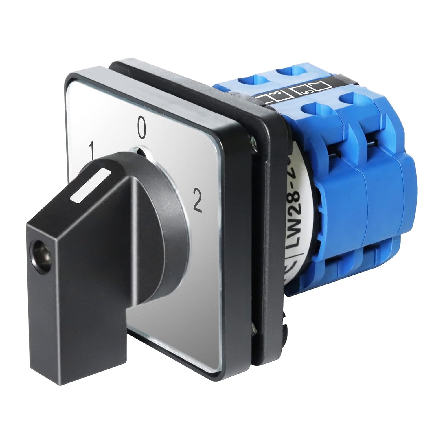 HAOERMEI Changeover Selection Switch,MultiTransfer Switch AC 550V 20A 3 Positions 8 Terminals