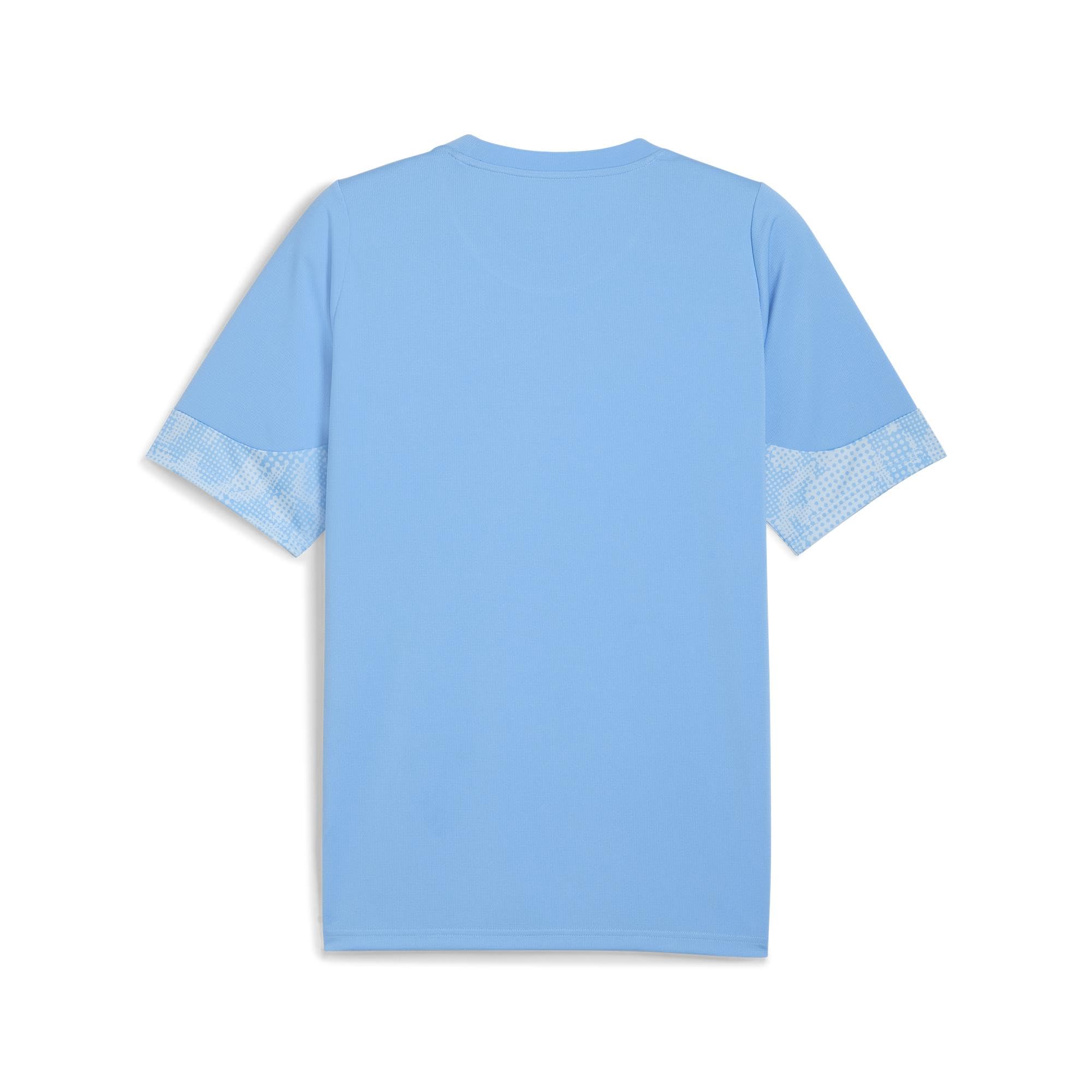 PUMA Manchester City FC Dzieci strój treningowy 25/26, Niebieski (Team Light Blue x White), 152