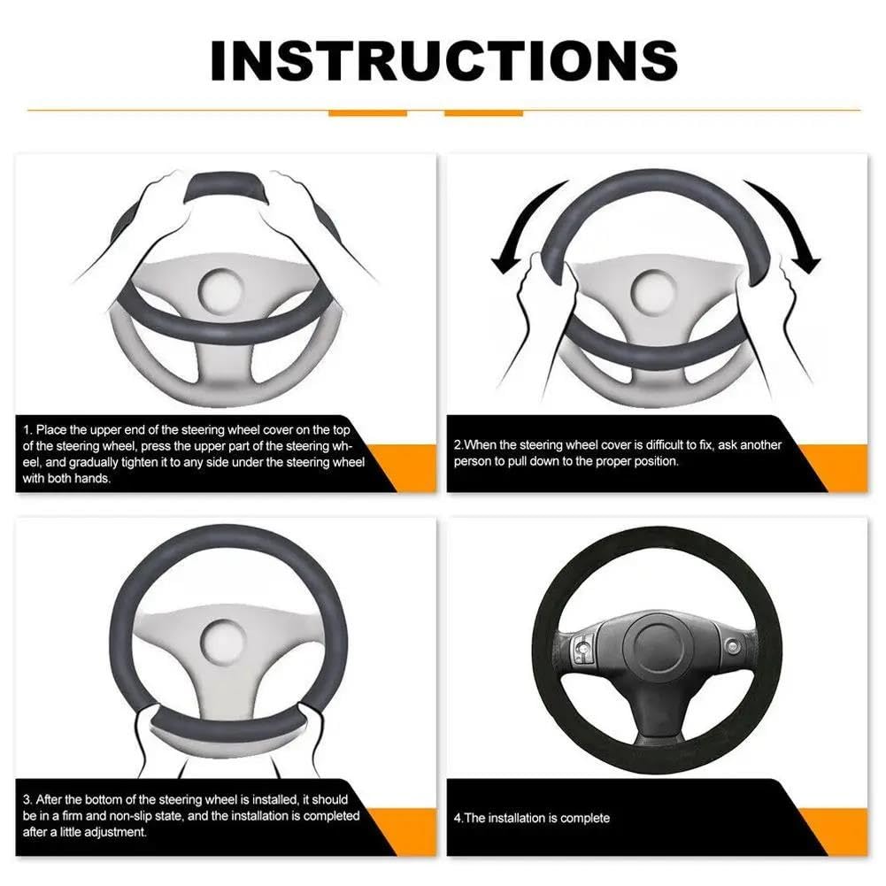 Funda Volante Cubierta Volante calefactable Tendencia Coche Cubierta Protector calefactado automático Volantes