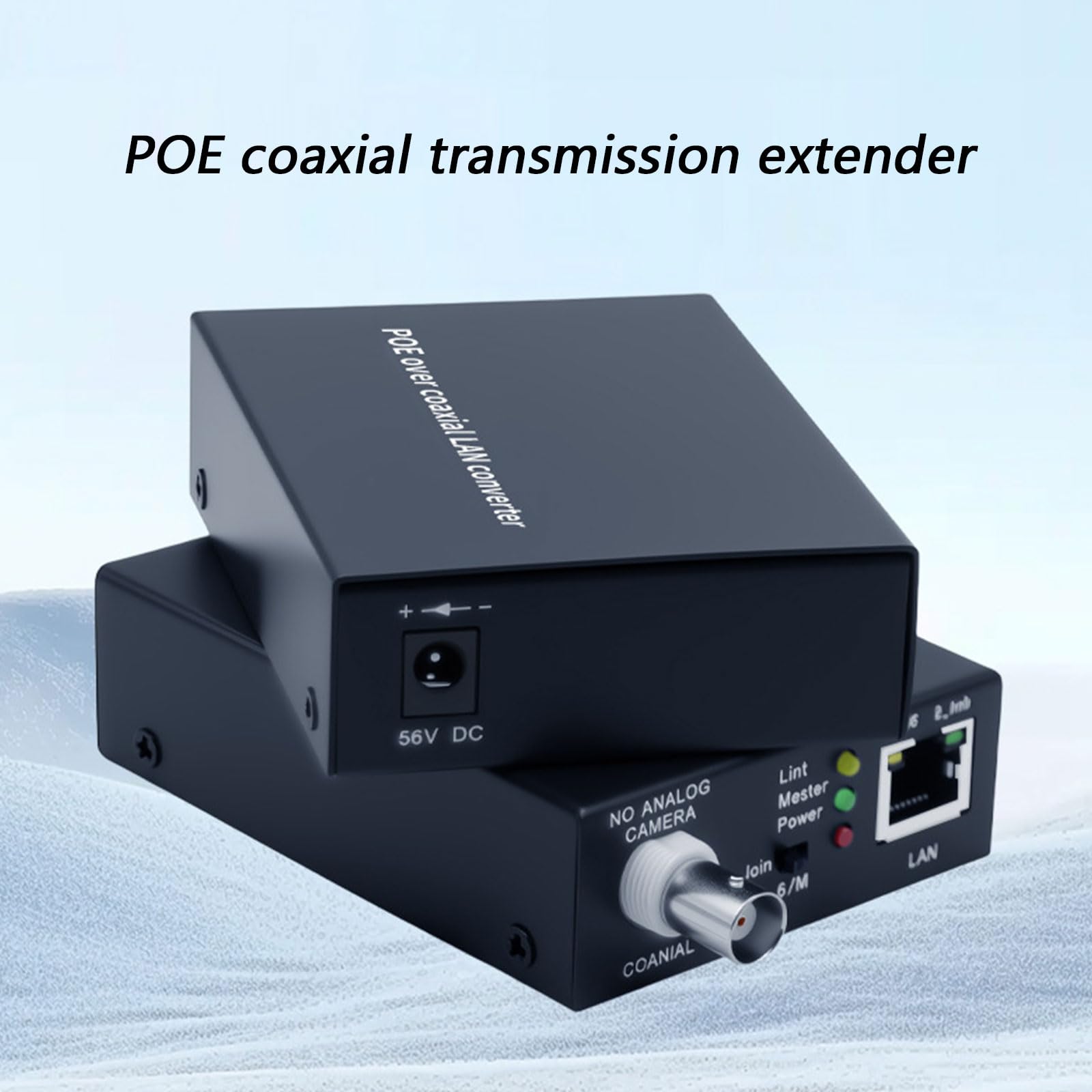 Extensor de Internet sobre coaxiales PoE EOC de Acero con Transferencia rápida de información para Aplicaciones comerciales y domésticas Transmisión coaxial PoE