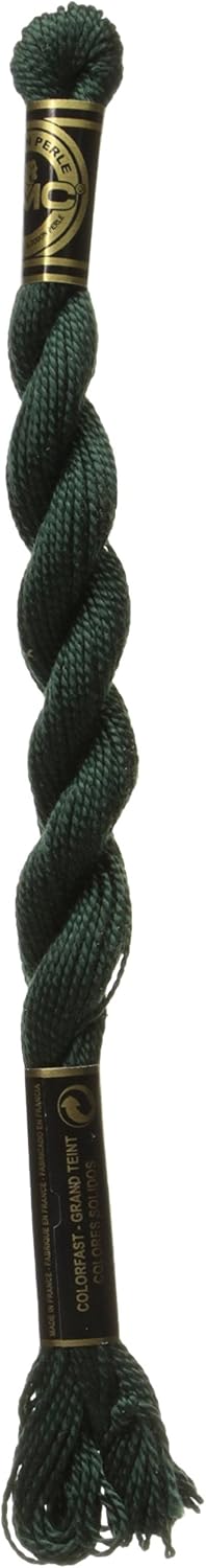 DMC 115 5-310 Pearl Cotton Thread, Black, Size 5