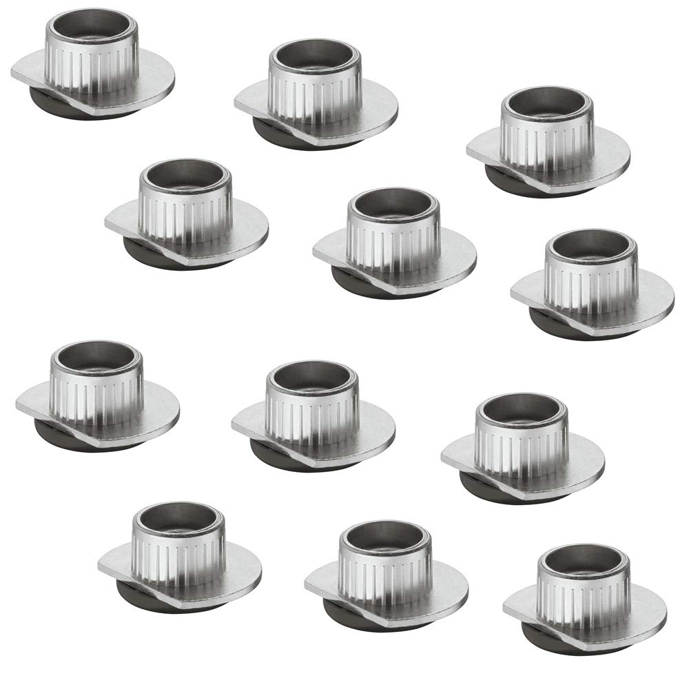 Gedotec Profesional Socket de pie para Mueble Ajustable para einbohren & Tornillos, Capacidad de Carga de 400kg, zócalo Ajustable Soporte Acero Maciza | + 10mm Altura Regulable | 1 Pieza