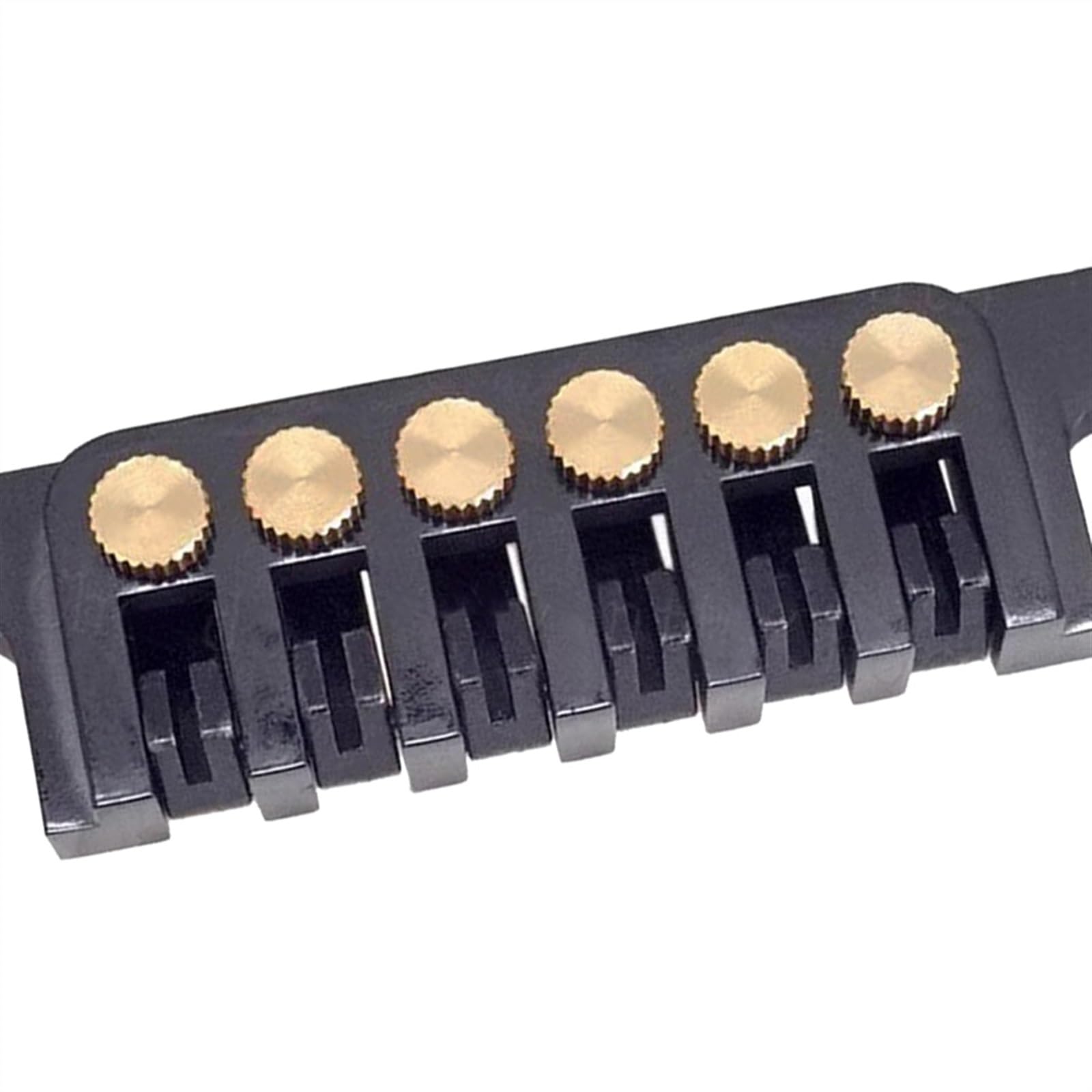 Gitara Mostkowa Końcówka Stop Bar Lock Końcówka Combo 6-strunowa Gitara Elektryczna(Black)