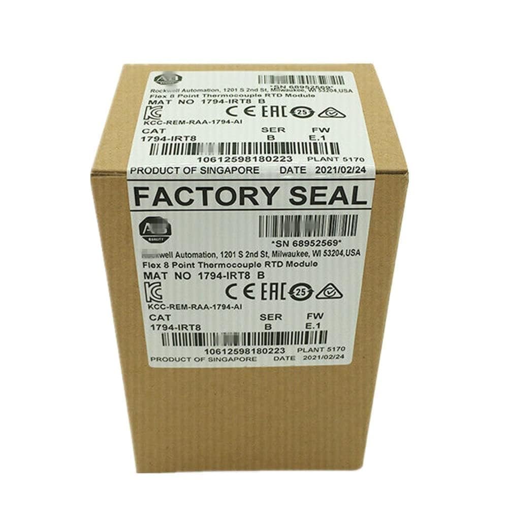 BTYKUYOO 1794-IRT8 PLC Module 1794IRT8 8 Channel Thermocouple RTD Module Sealed in Box One Year Warranty