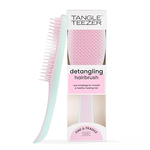 Tangle Teezer Cepillo desenredante definitivo, cepillo para cabello seco y húmedo, reduce la rotura para tipos de cabello teñido, fino y frágil,