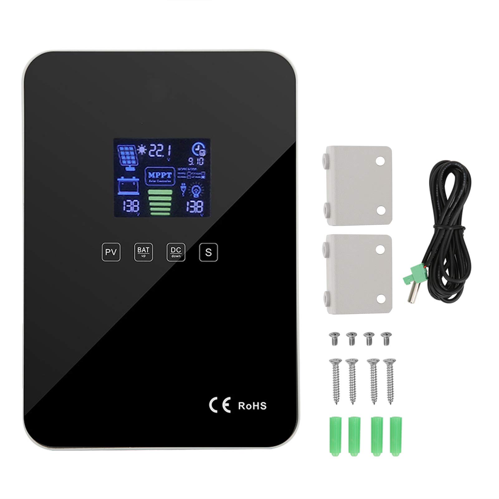 Controlador solar Comunicación 60A Batería de iones de litio Carga MPPT 12V / 24V