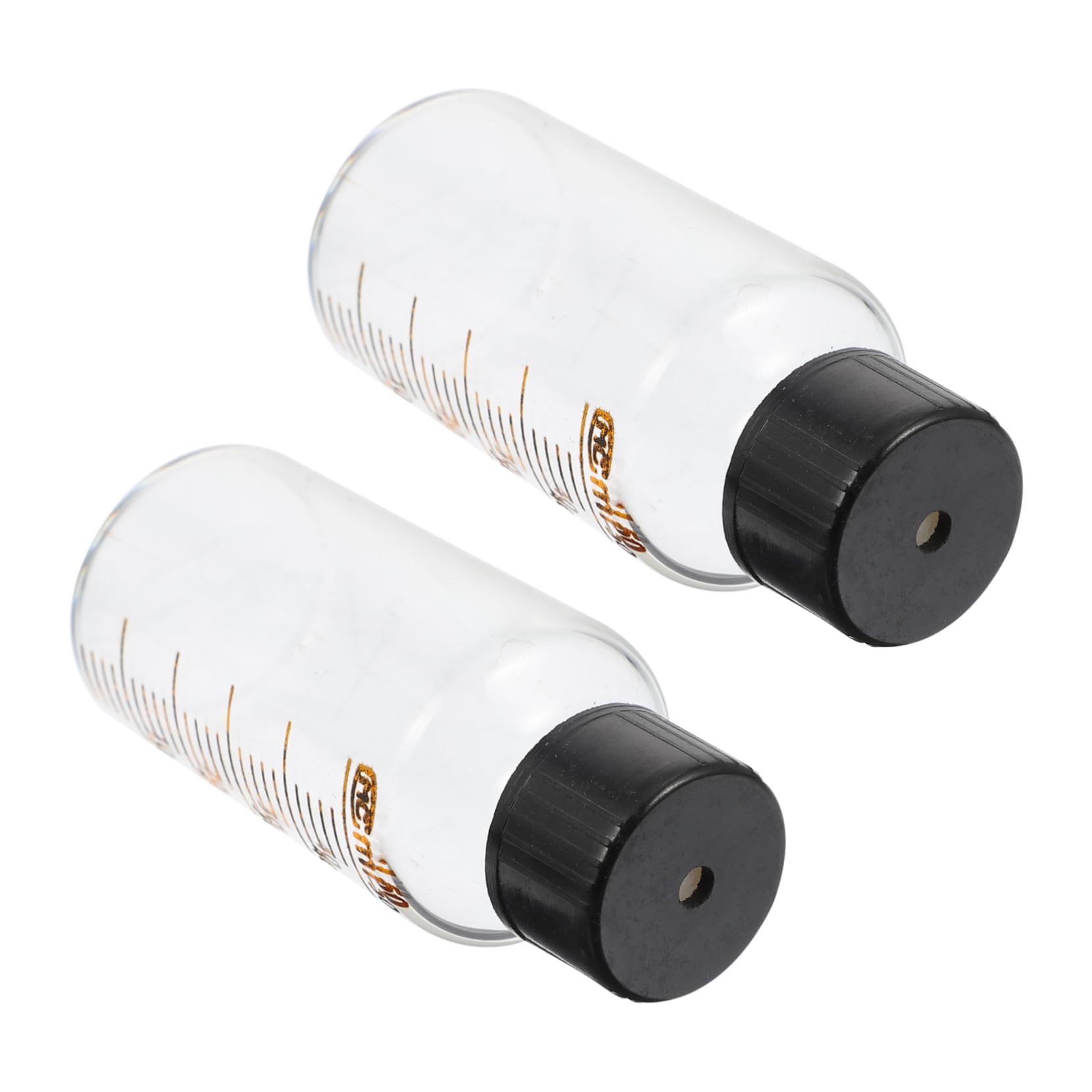 Unomor Ml Lab Grade Headspace Bottles Glass Vials Graduations Leakproof Screw Caps