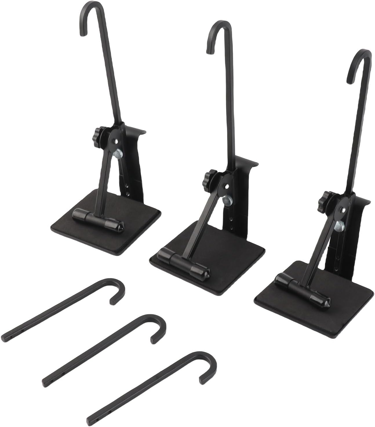 Fireplace Stocking Hook, Sturdy Wrought Iron Holiday Mantel Decor Hanger for Home Party, Lightweight Support Ideal for Wreath Ornaments