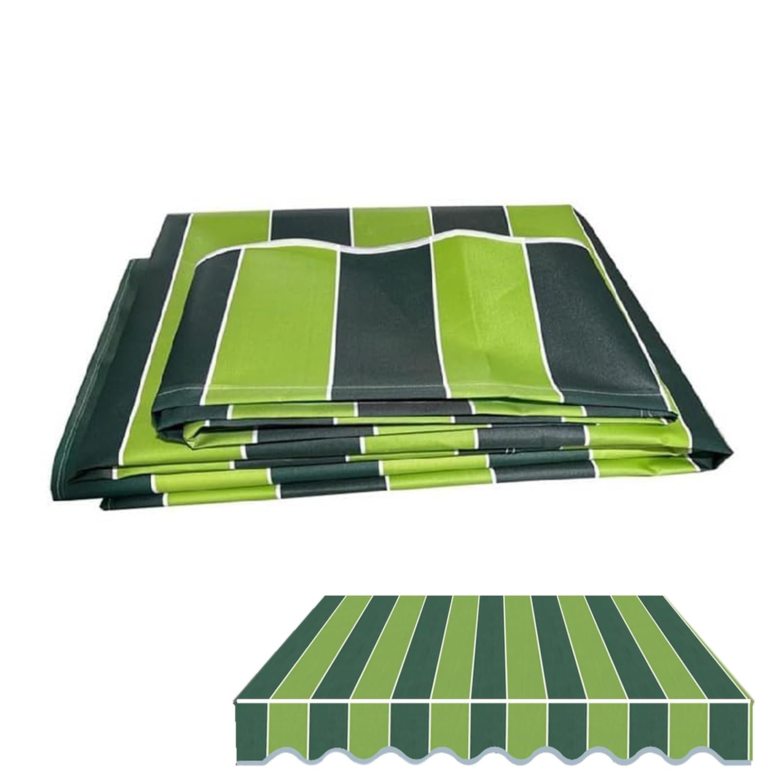 Tela de repuesto para toldo retráctil lona impermeable para toldo de patio exterior