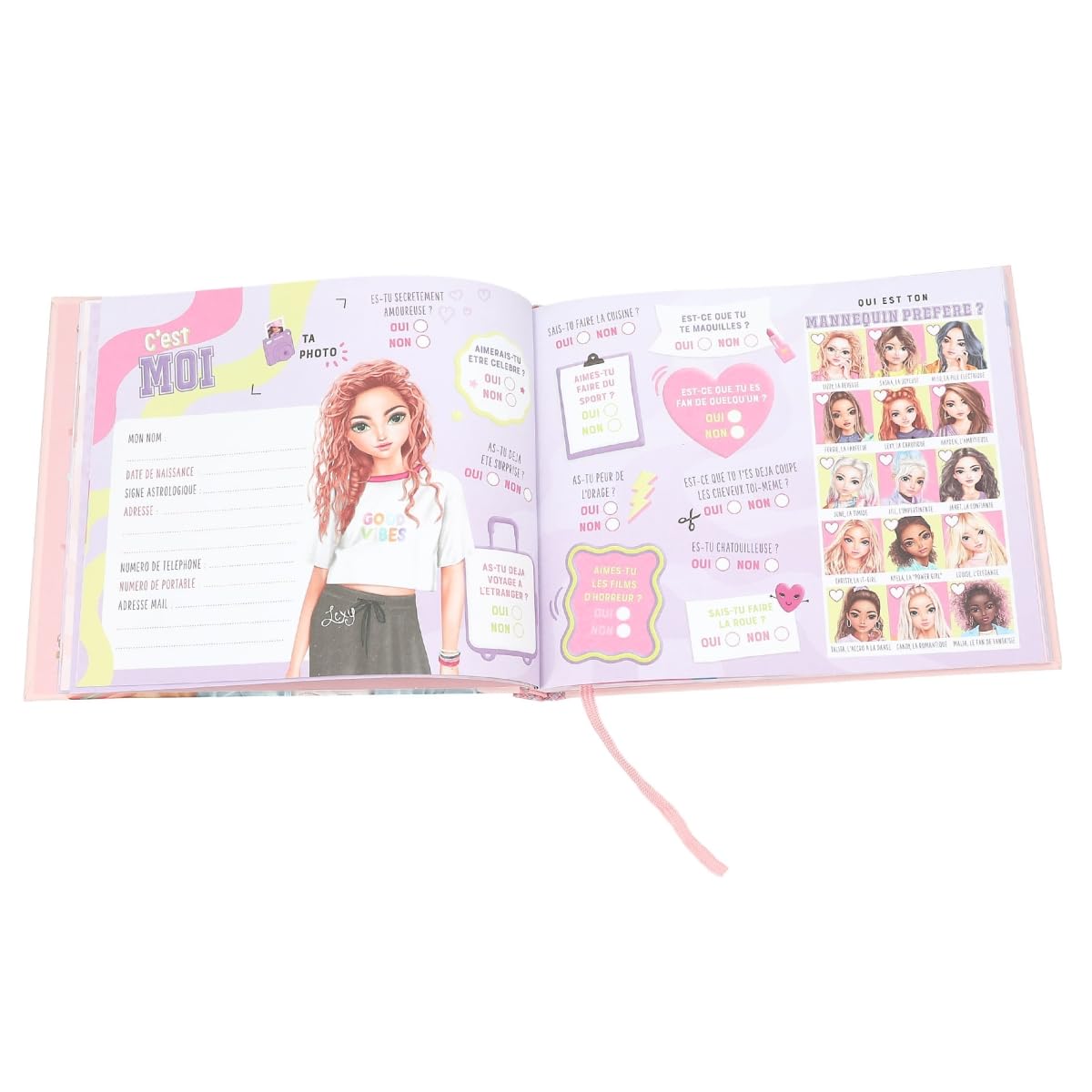 Depesche Livre d'amitié TOPModel modèle Mon Livre d'amis Candy et Talita (Version Francaise - French Version)