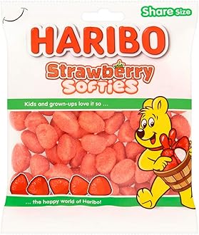 Haribo Strawberry Softies Sweets, 160g