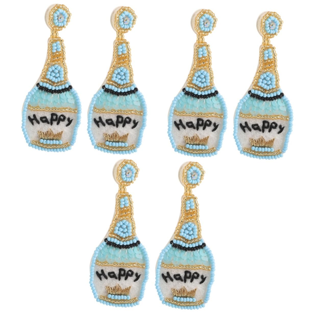 3pares Pendientes De Perlas Mano Para Mujer Joyería De Verano Elegante Aretes De Playa y Fiesta Accesorios De Moda Para Ocasiones