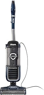 Shark NV151 Navigator Swivel Pro Complete Upright Vacuum with HEPA Filtration, Swivel Steering, Pet Power Brush, Crevice Tool & Upholstery Tool, for Pet Hair & Multi-Surface Cleaning, Navy