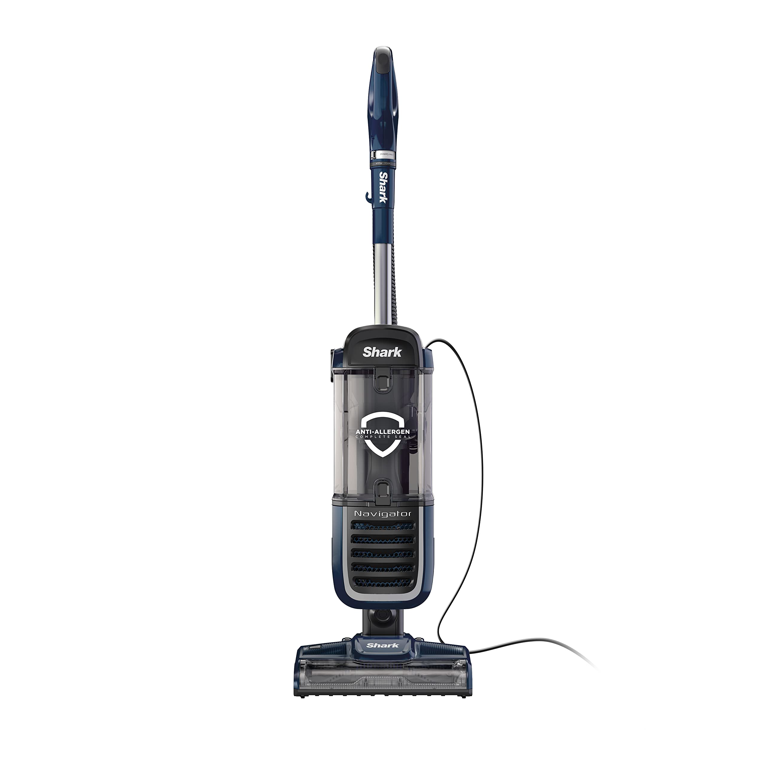 Shark NV151 Navigator Swivel Pro Complete Upright Vacuum with HEPA Filtration, Swivel Steering, Pet Power Brush, Crevice Tool & Upholstery Tool, for Pet Hair & Multi-Surface Cleaning, NavyShark NV151 Navigator Swivel Pro Complete Upri…