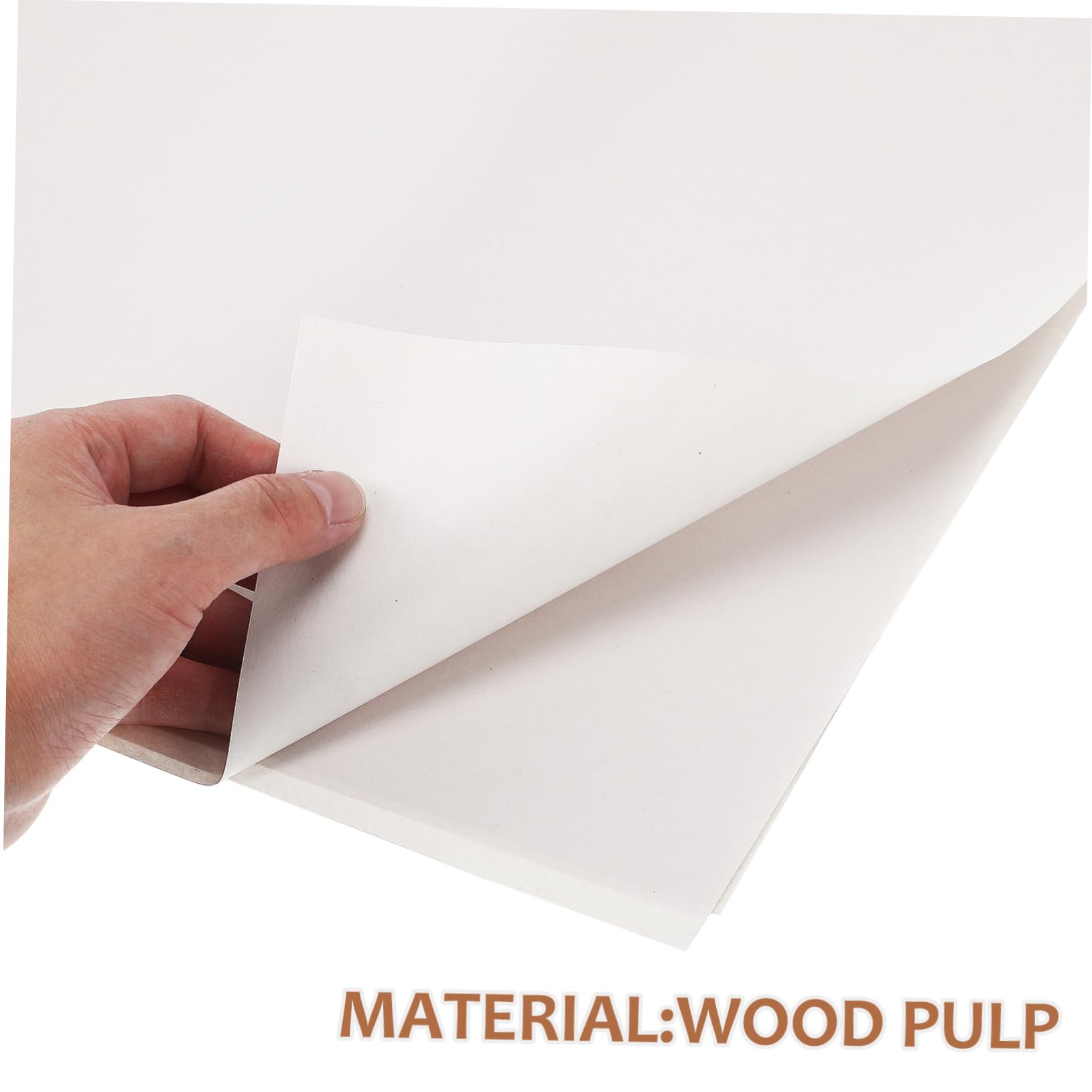 Papier Journal D’emballage Vierge 100 Feuilles, Pâte de Bois