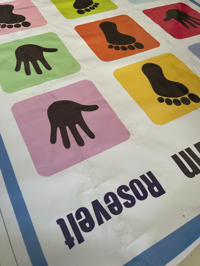 ROSEVELT Amazing Hand and Feet Print Jumbo Play Mat Game for Kids, Floor Game, Family and Friends, Very Unique and Interesting Game for Adults and Kids (B0C6KWWDR5) Amazon Price History, Amazon Price Tracker