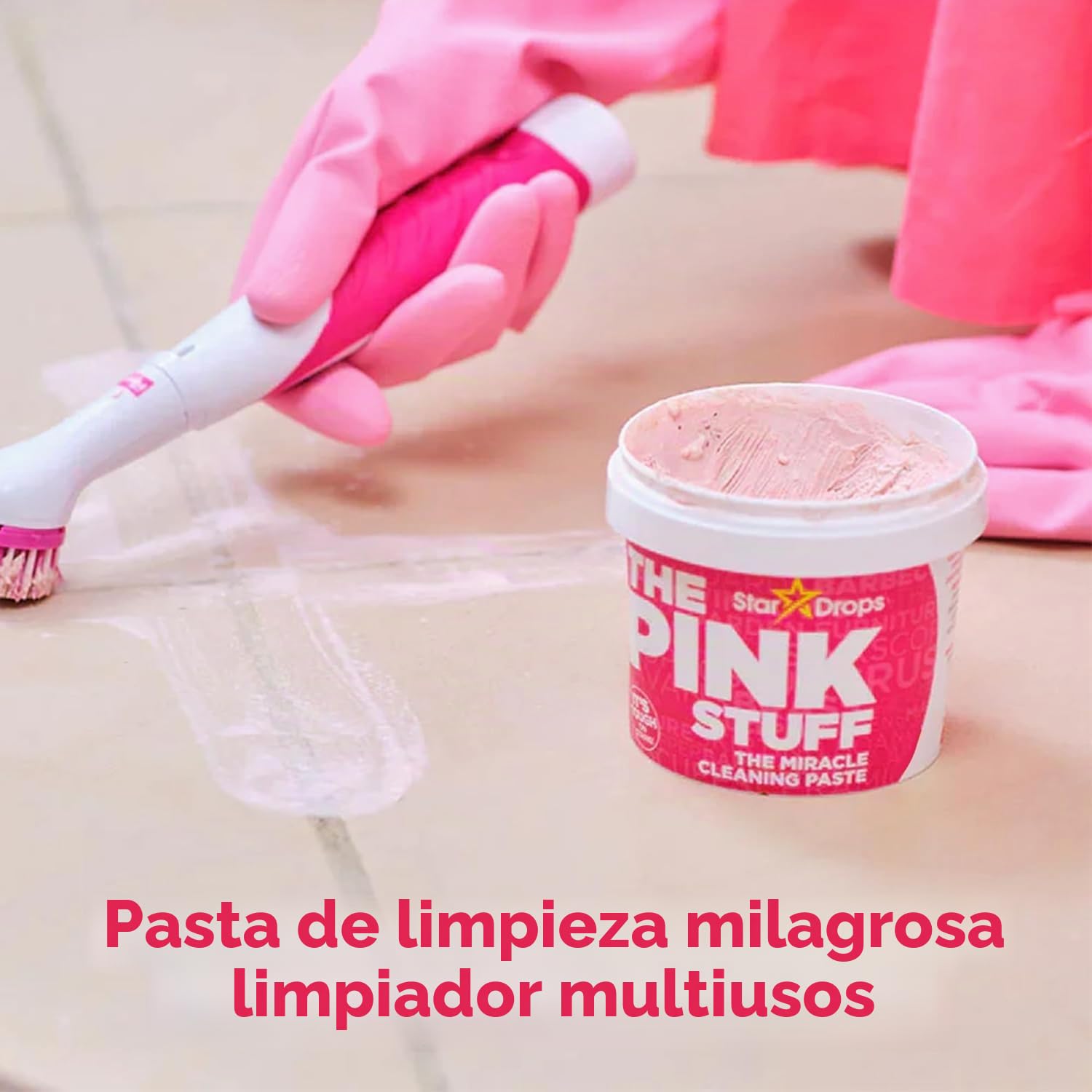 Stardrops The Pink Stuff - The Miracle Pasta de limpieza multiusos (versión internacional) (3 unidades)