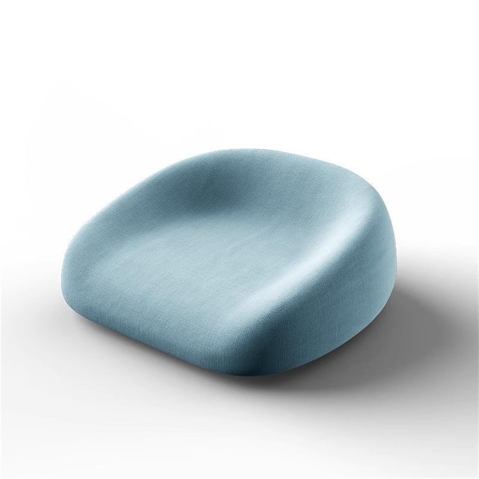 Chickwin Asiento Elevador Niños para la Mesa, Alzador Silla para Niños Comer Portátil Desmontable Elevador Cojín de Asiento con 2 Hebillas de Seguridad Correas (35 * 38 * 6cm,Azul)
