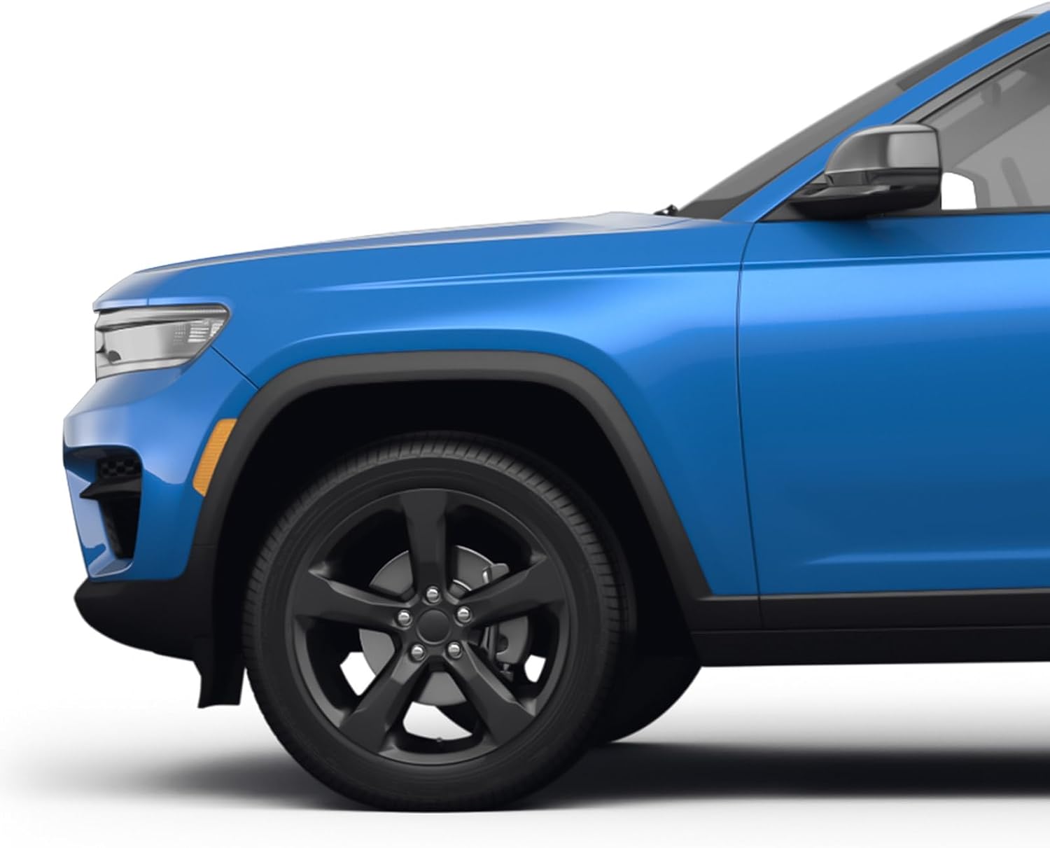 JOLONG Front Left Fender Flare For Jeep Grand Cherokee 2021-2025 Wheel Arch Trim Molding Replacement for 6PZ93TZZAC 6PZ93TZZAB (Textured Type, LH)