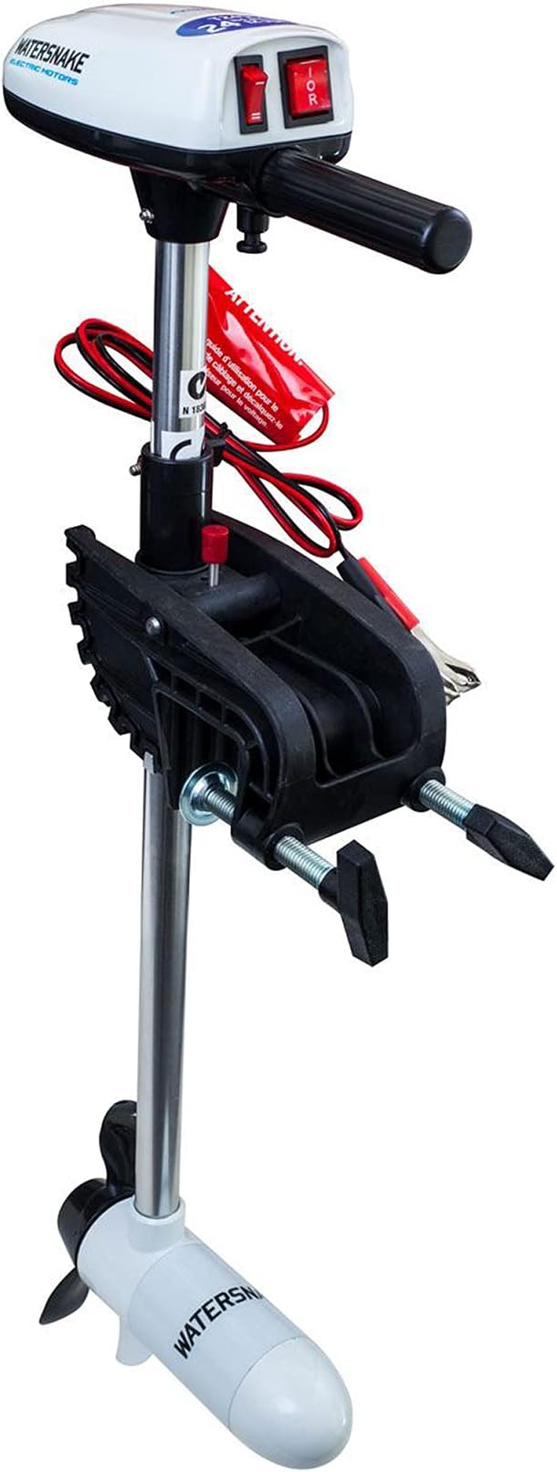 Watersnake STC Stores Saltwater ASP T24 Transom Mount Electric Outboard Motor 24lb Thrust