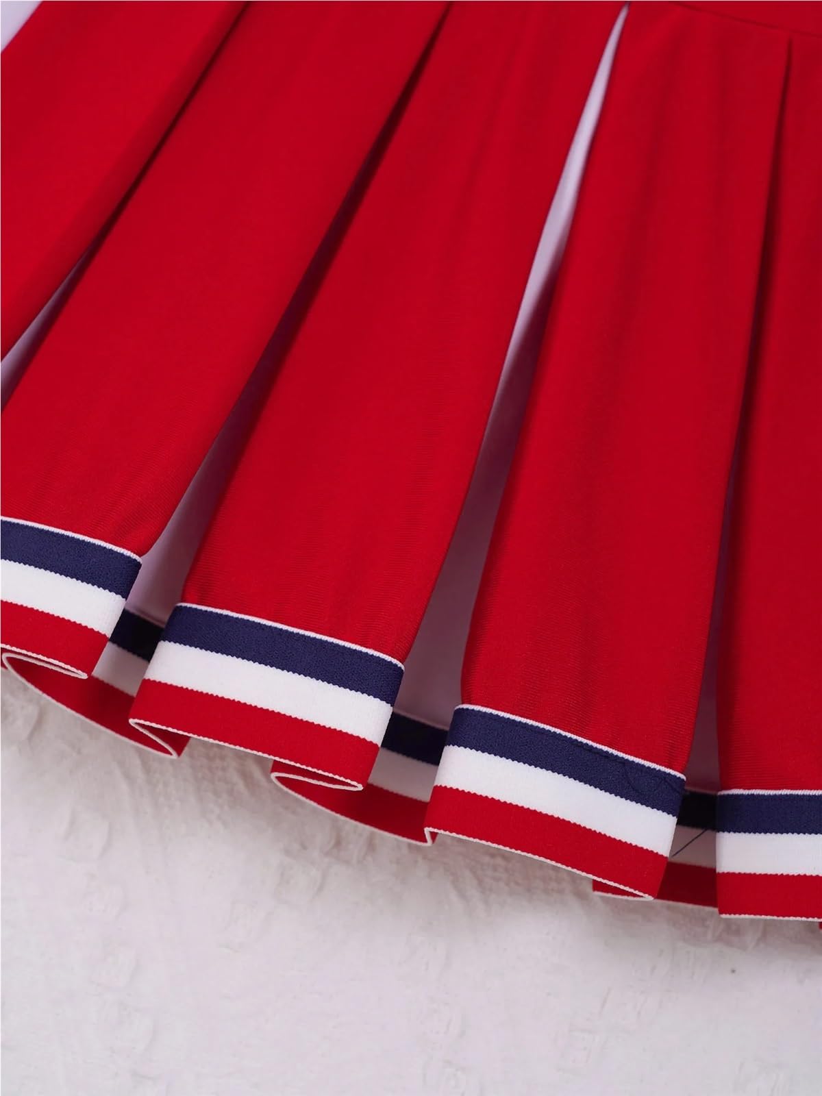 Kinder Mädchen Cheerleading Uniform Anzug Ärmellos Buchstaben Druck Mit Plissee Rock Outfit Set Cheerleader Karneval Party Kostüme mit Accessoires