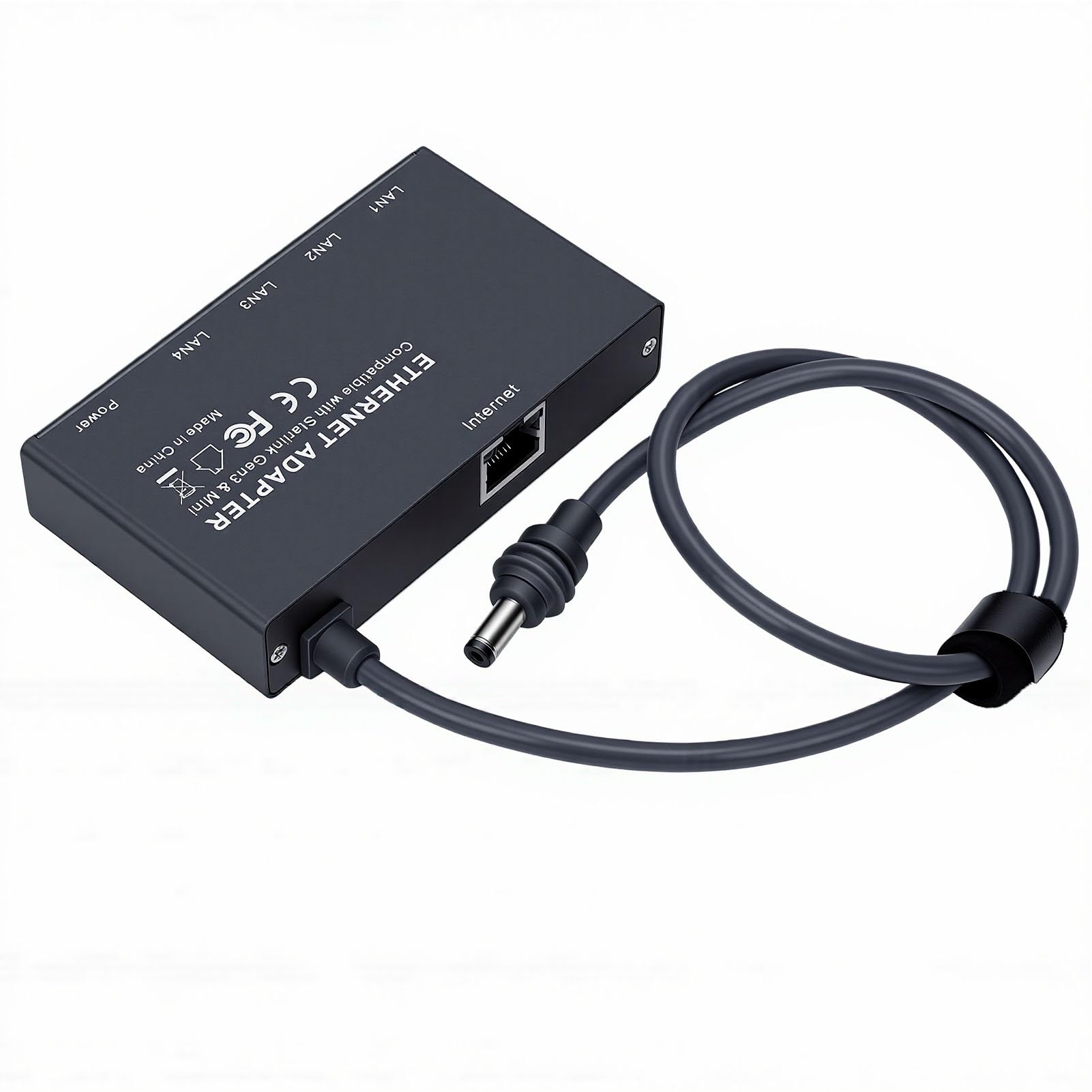 SUNGOOYUE Adattatore Ethernet, Splitter di Rete Ad Alta velocità a 4 Porte per Gen3 Mini, con Configurazione Plug and Play per Campeggio